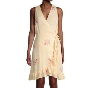 RAILS Ruffled Floral Wrap Dress in Eden Print